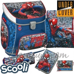 UnderCover Scooli Spider-Man Ергономична ученическа раница с аксесоари 27156